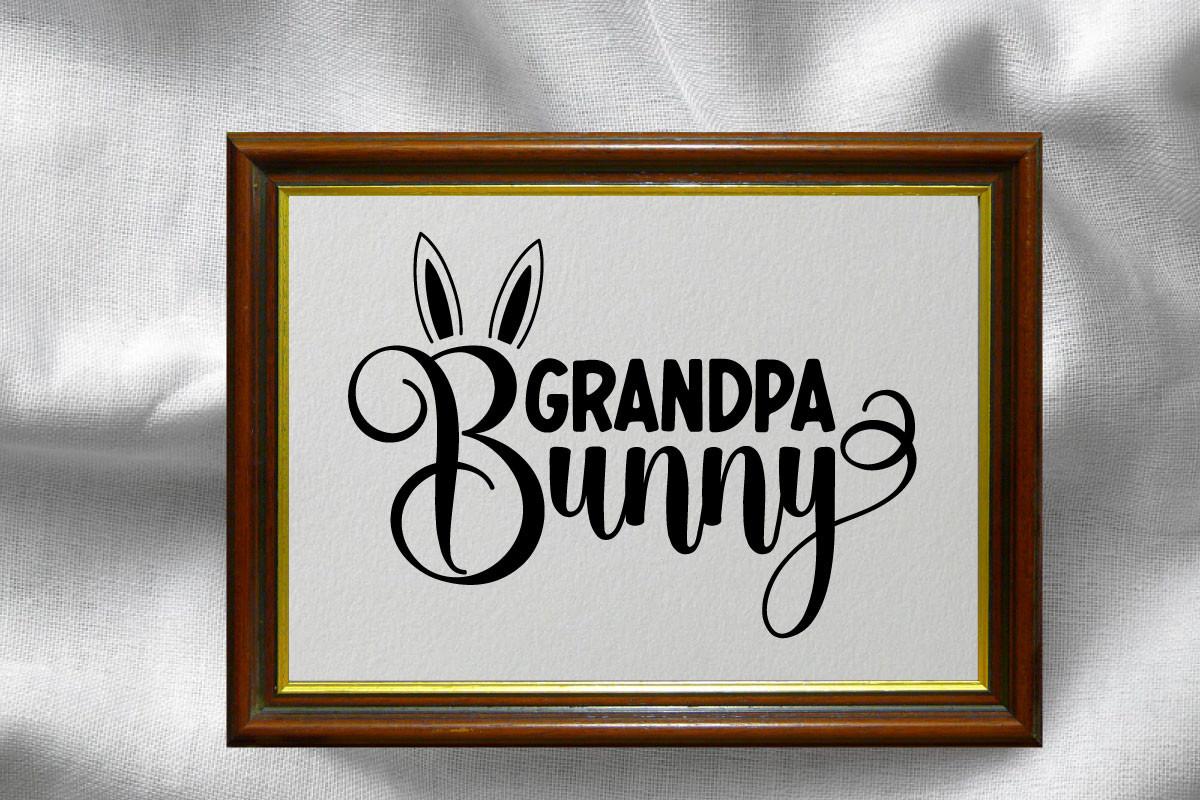 Grandpa Bunny SVG Cut File