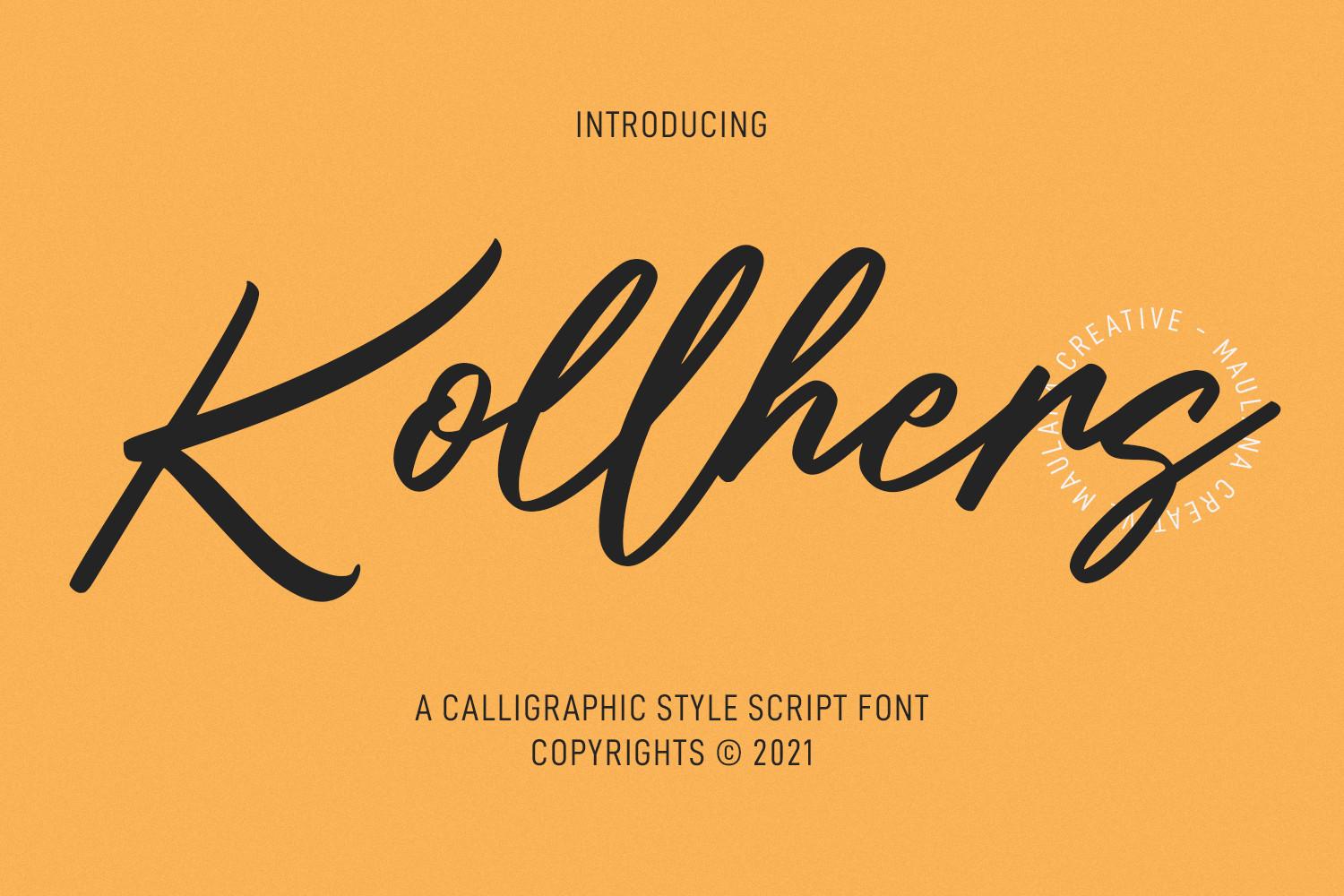 Kollhers Font