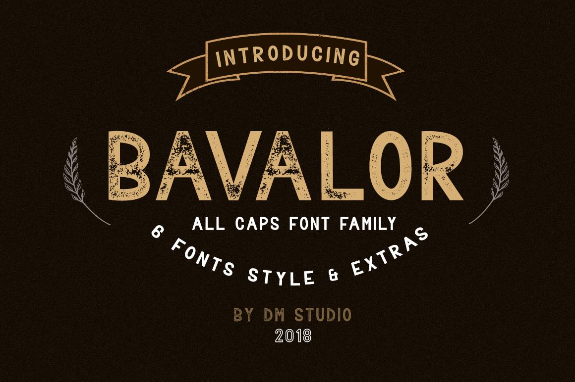 Bavalor Family Font