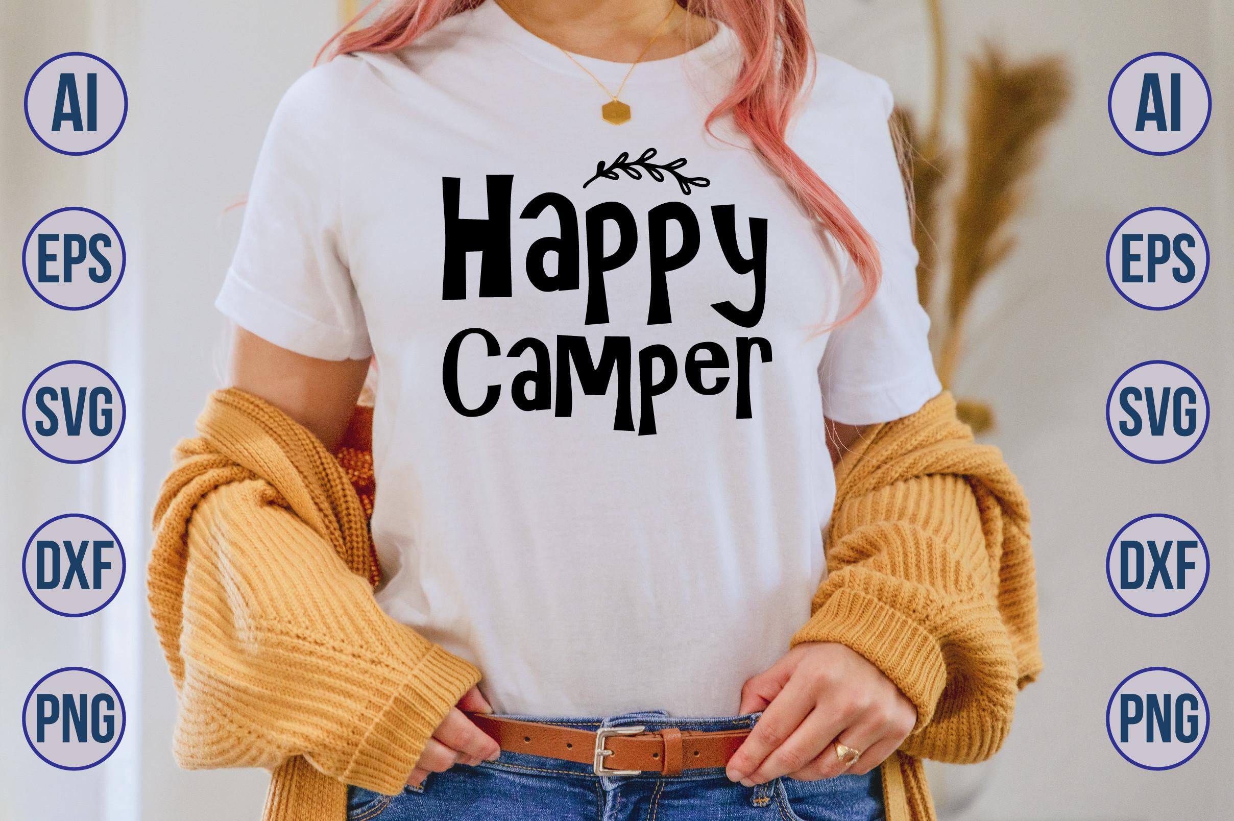 Happy Camper Svg
