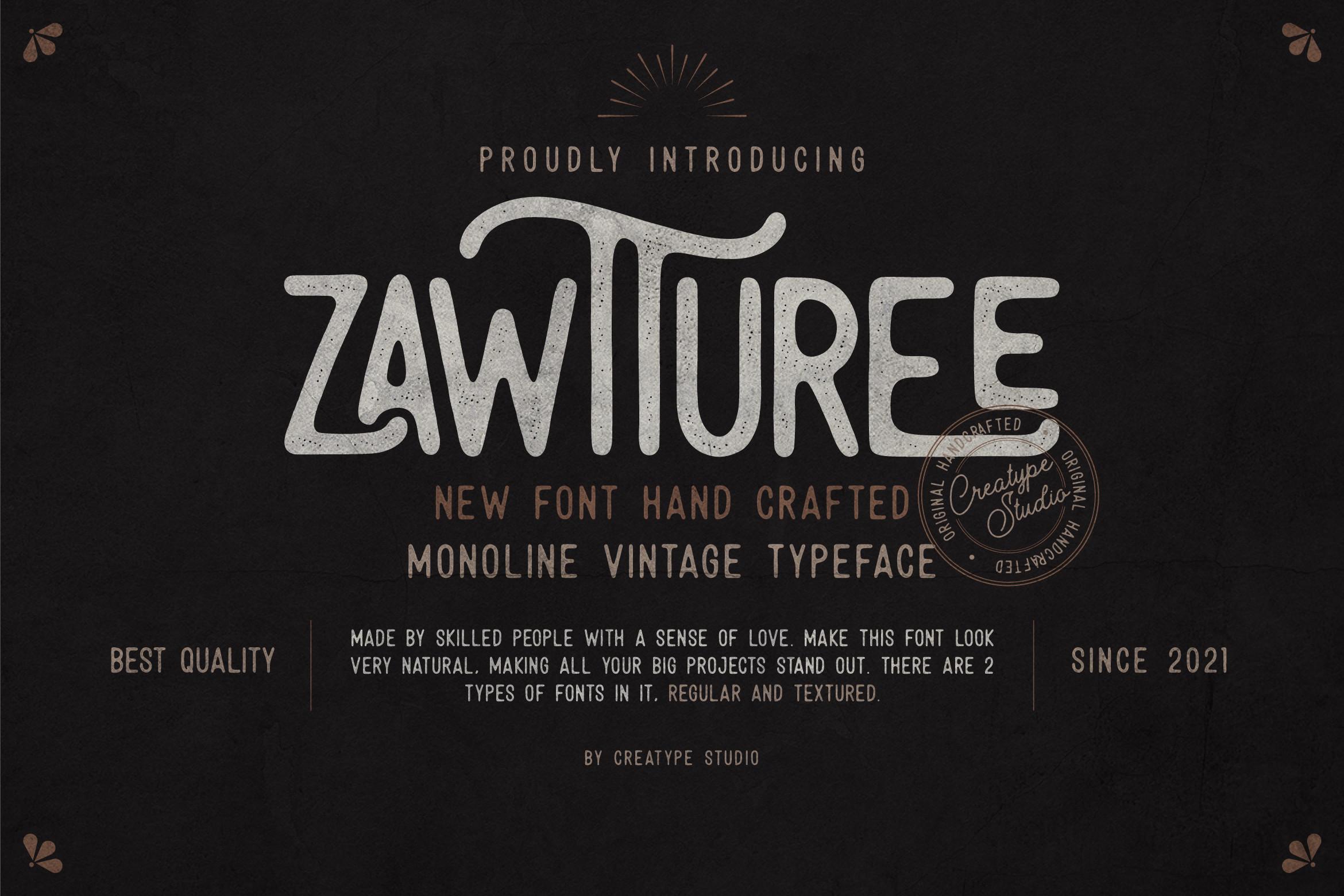 Zawturee Font