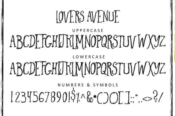 Lovers Avenue Font