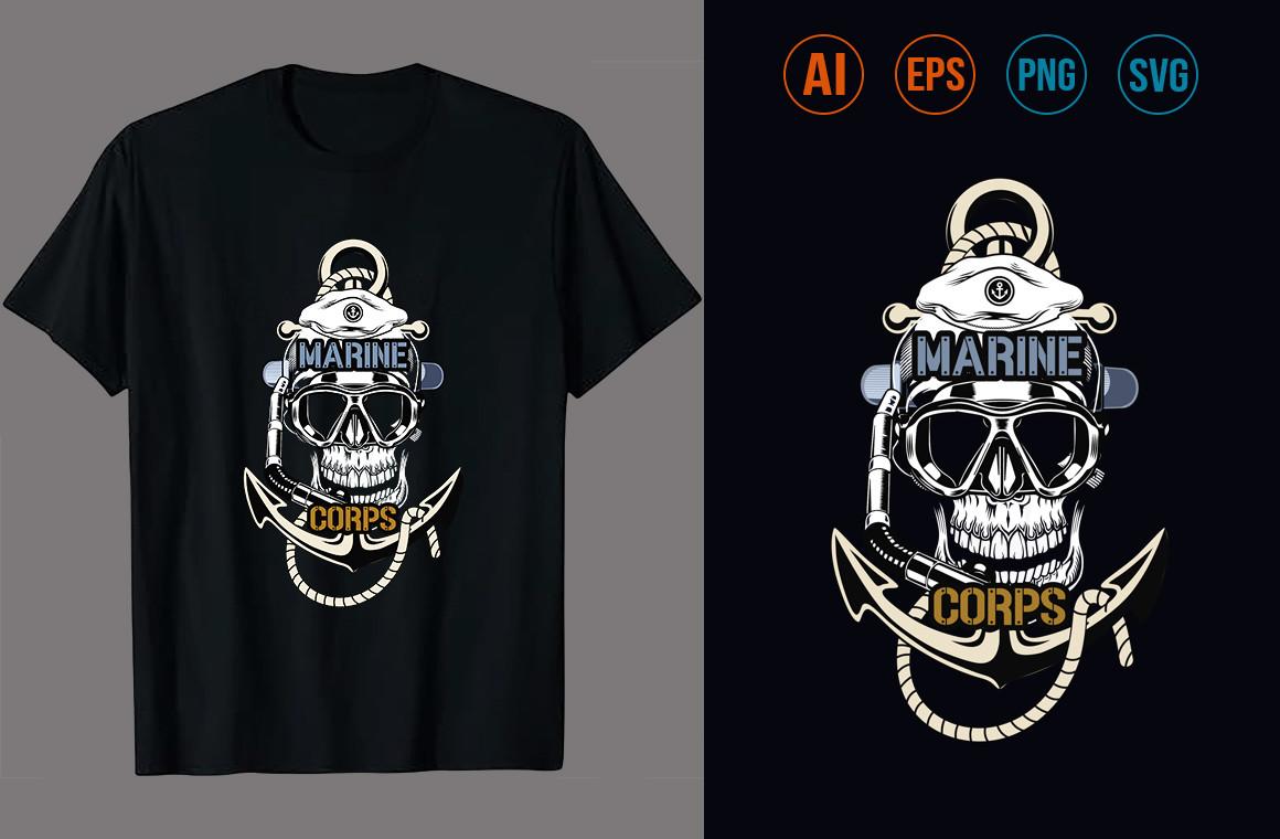MARINE CORPS T SHIRT DESIGN