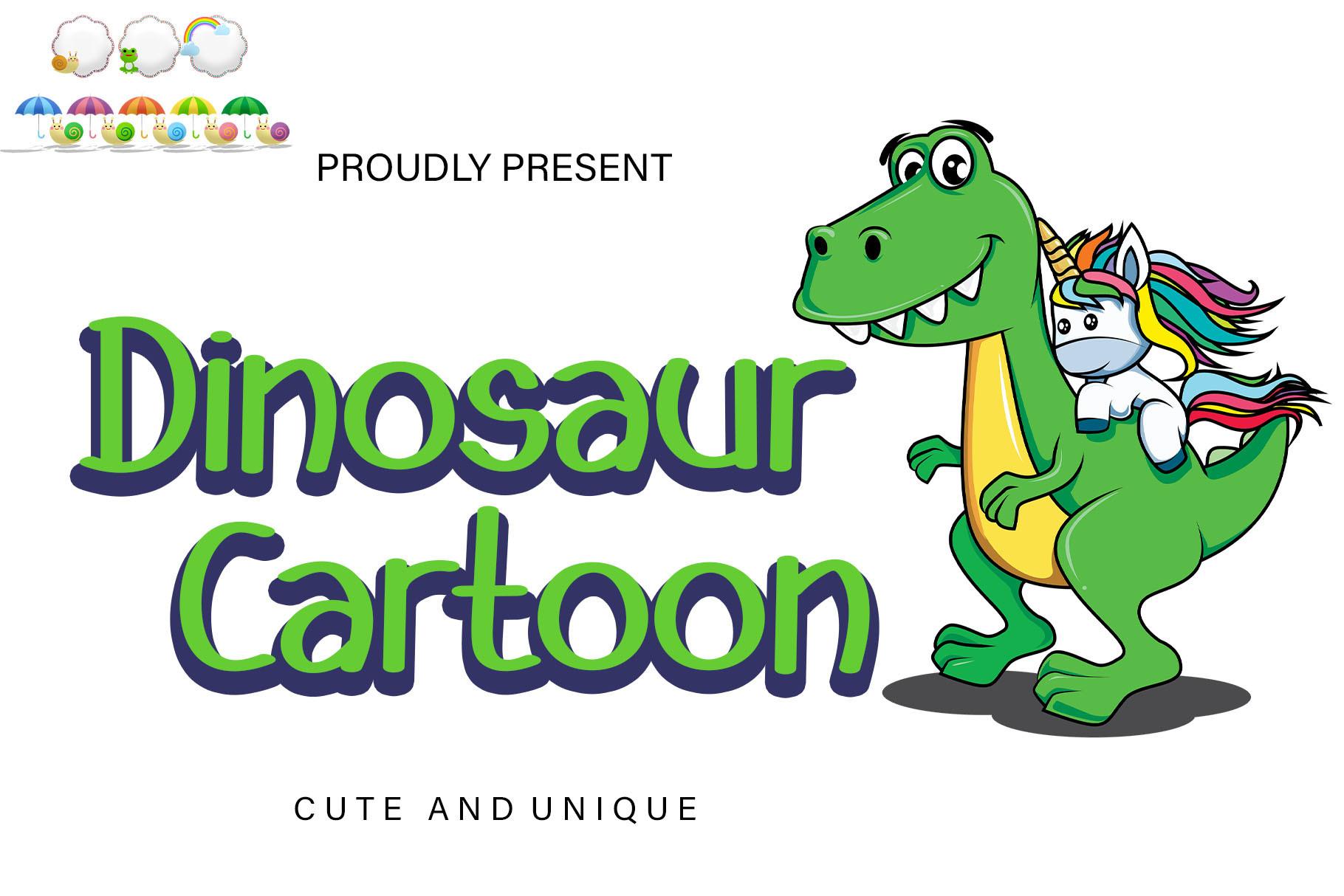 Dinosaur Cartoon Font