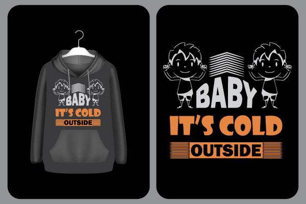 Funny Winter T Shirt Design