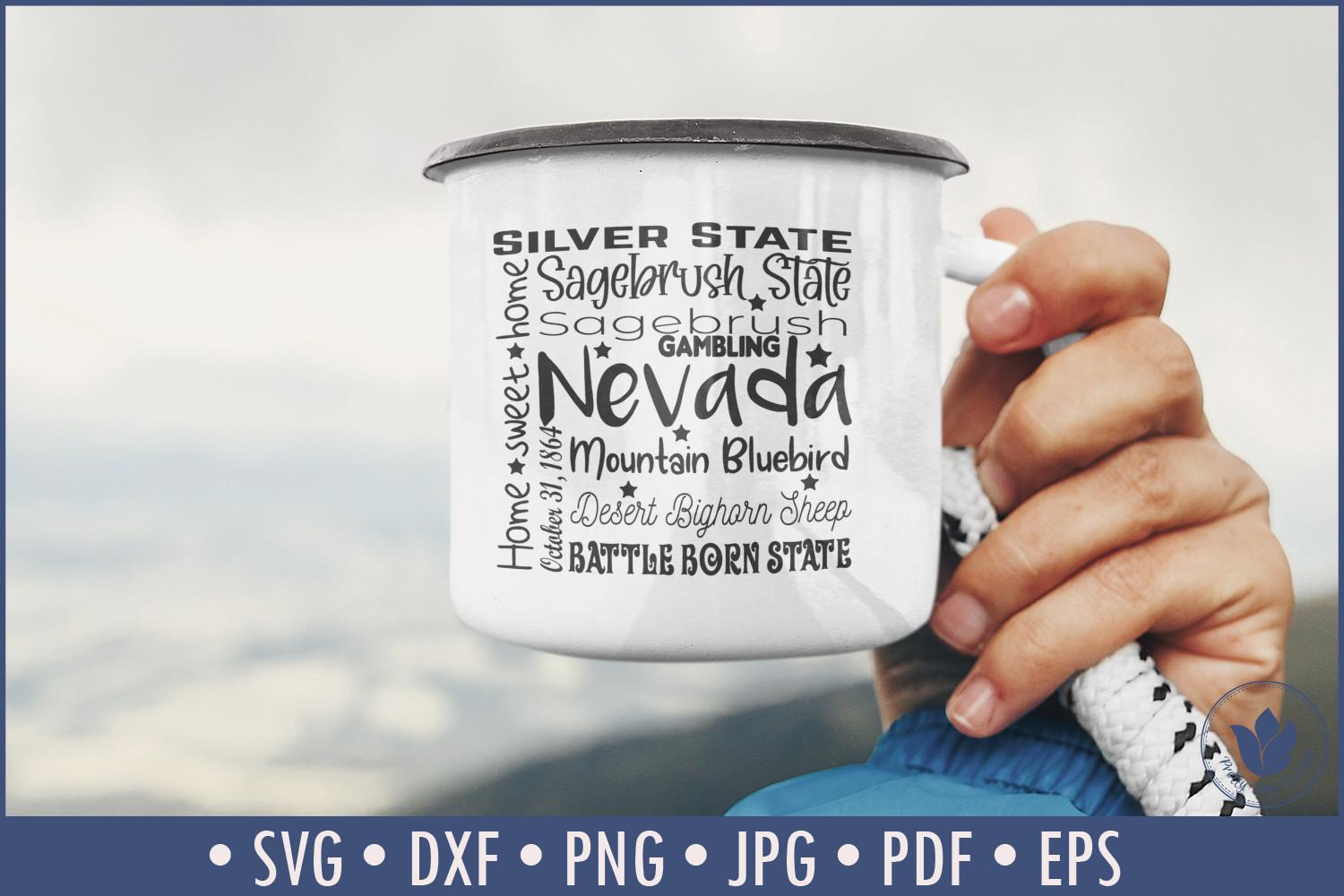 State of Nevada Cut File | Square SVG