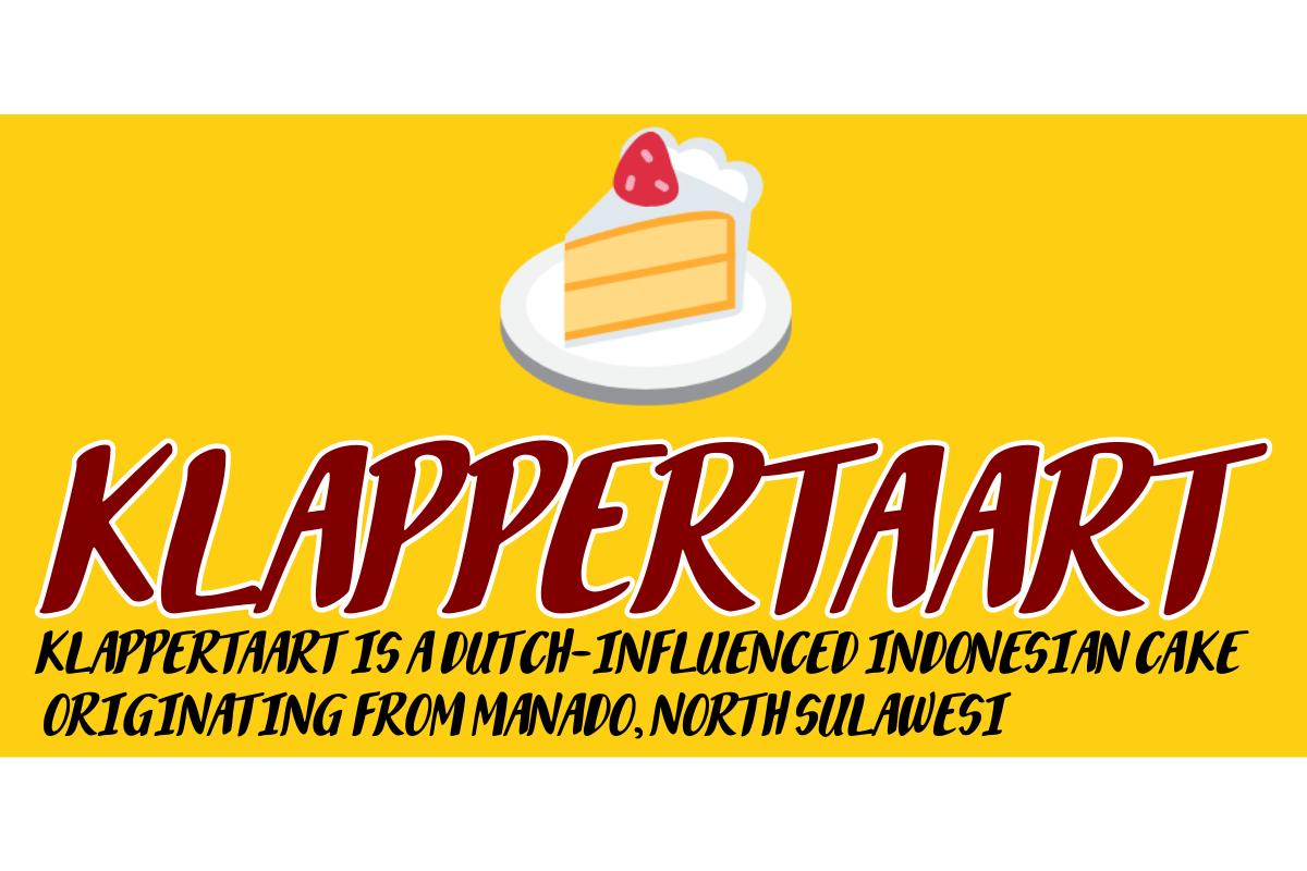 Klappertaart Font