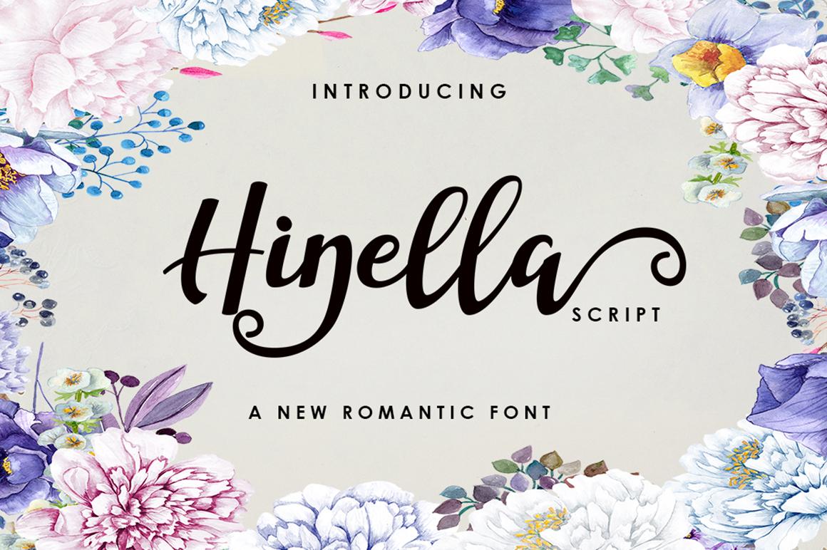 Hinella Script Font