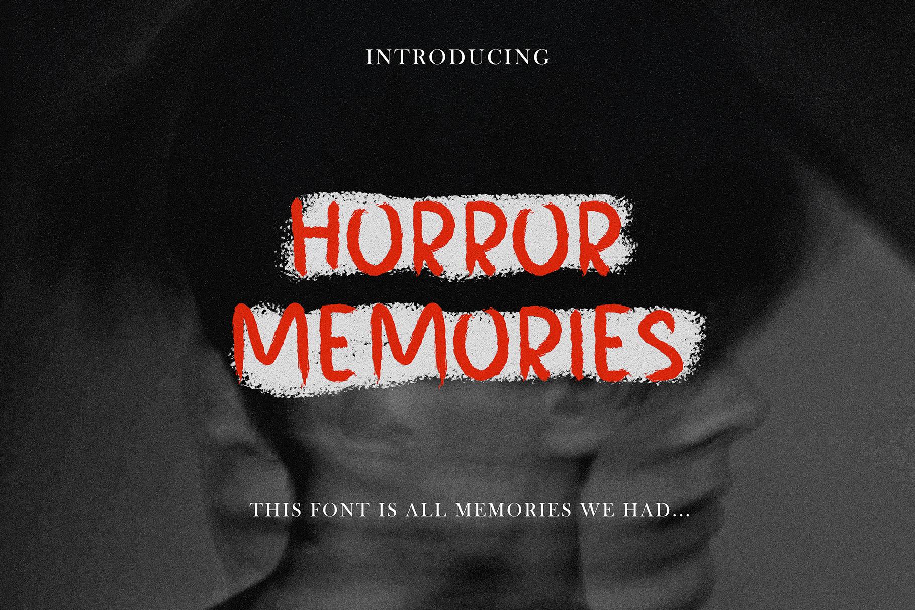 Horror Memories Font