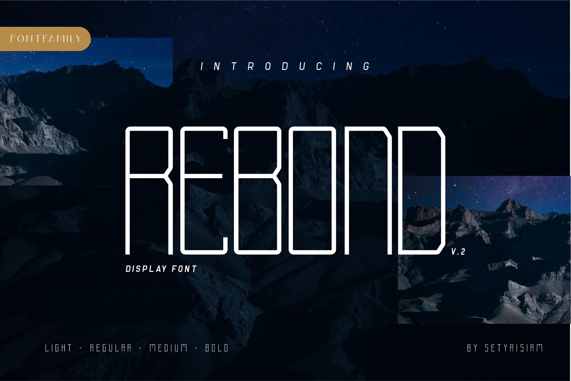 Rebond Font