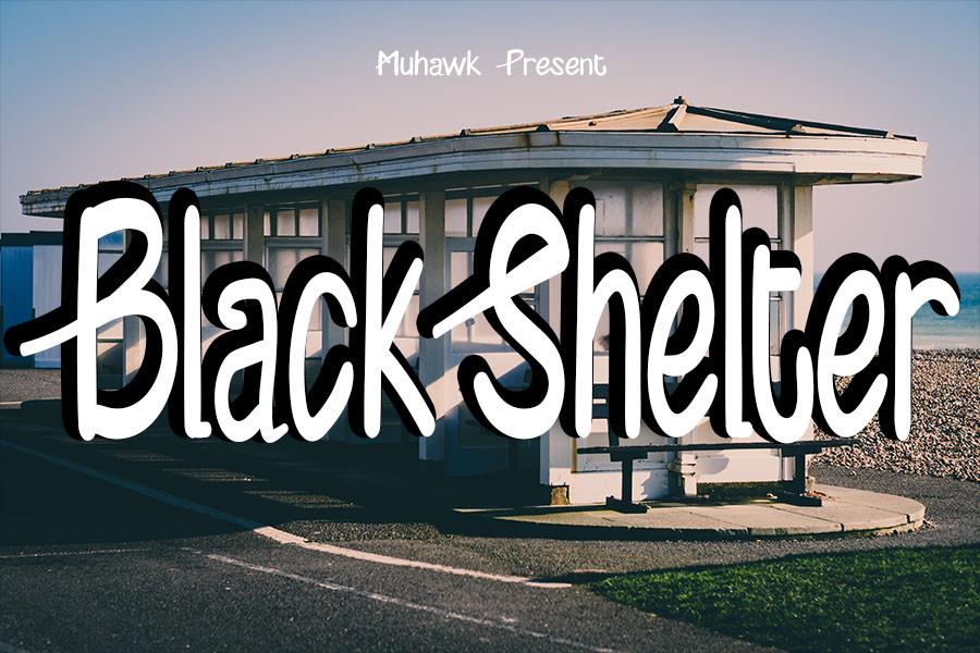 Black Shelter Font