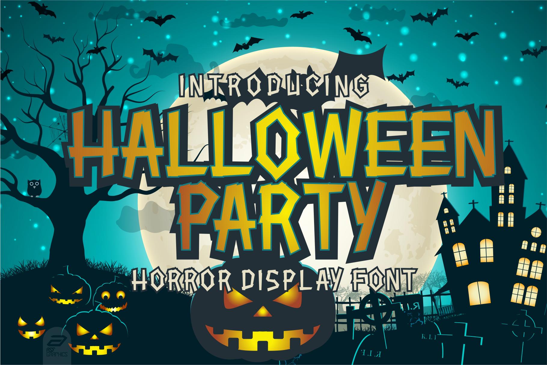 Halloween Party Font