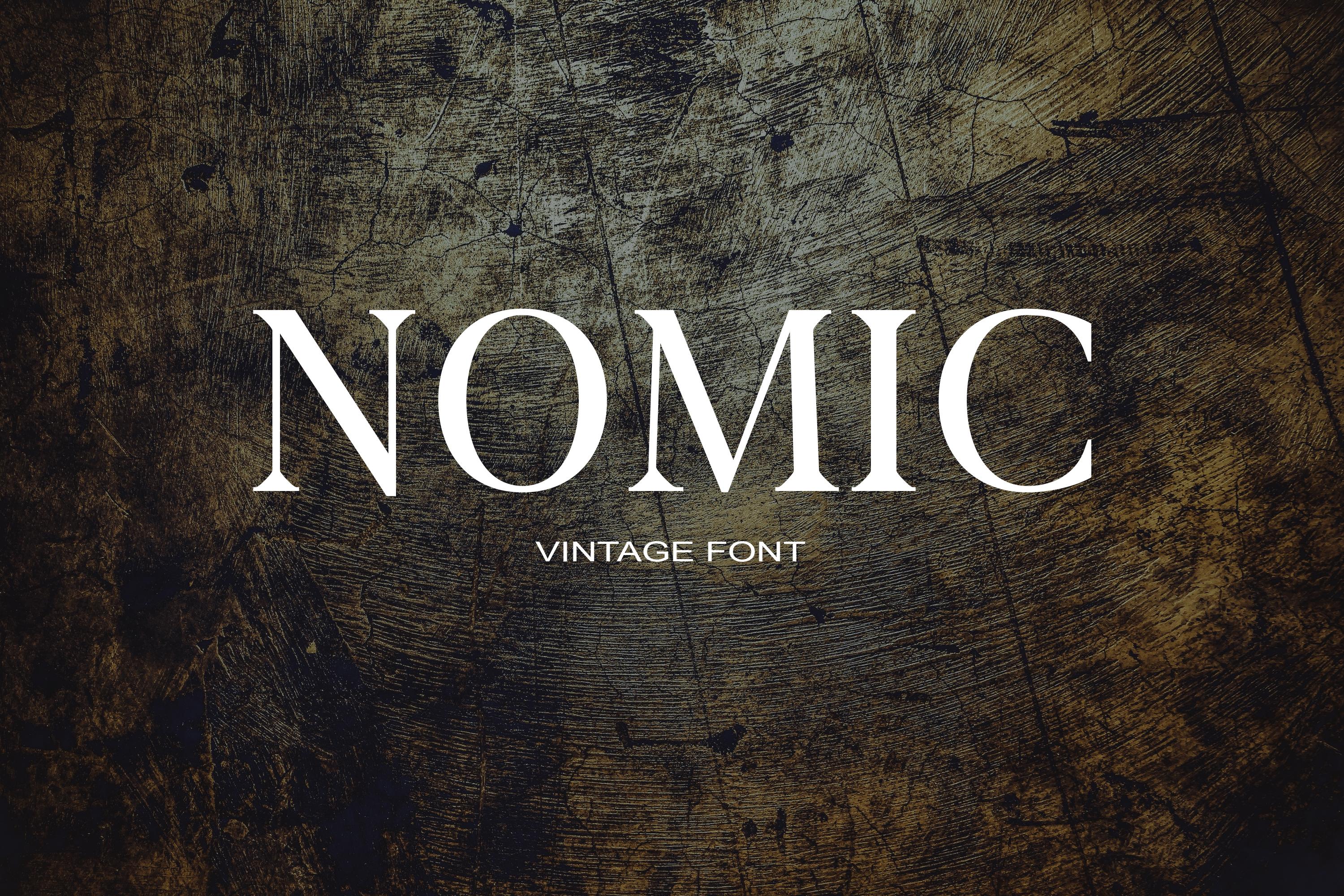 Nomic Font