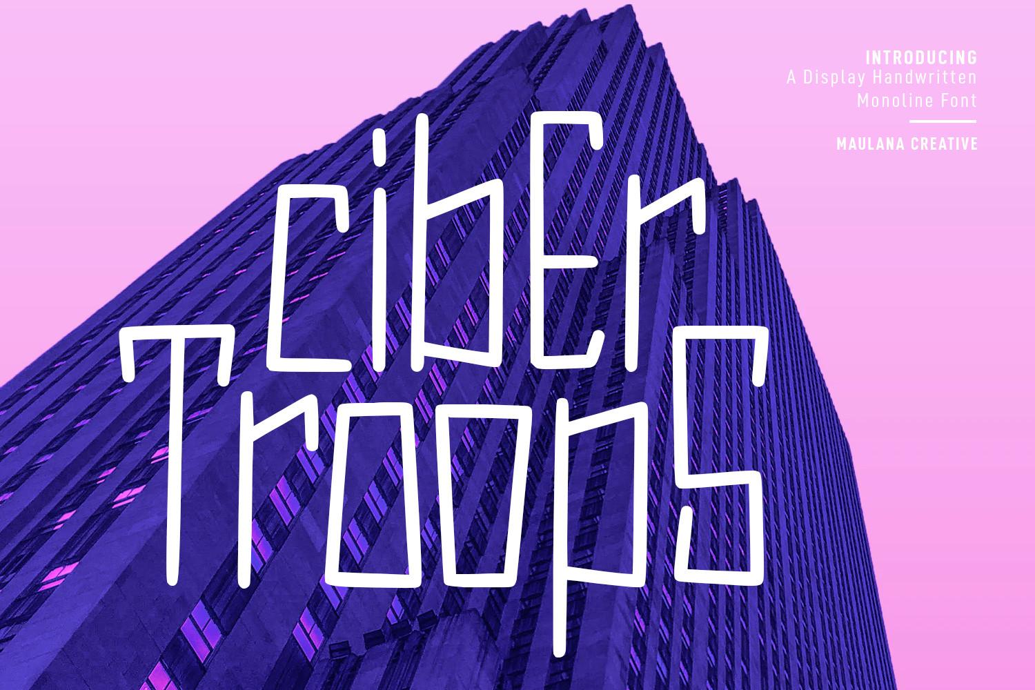 Cyber Troops Font