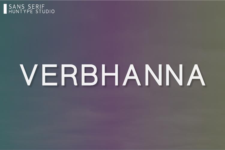Verbhanna Font