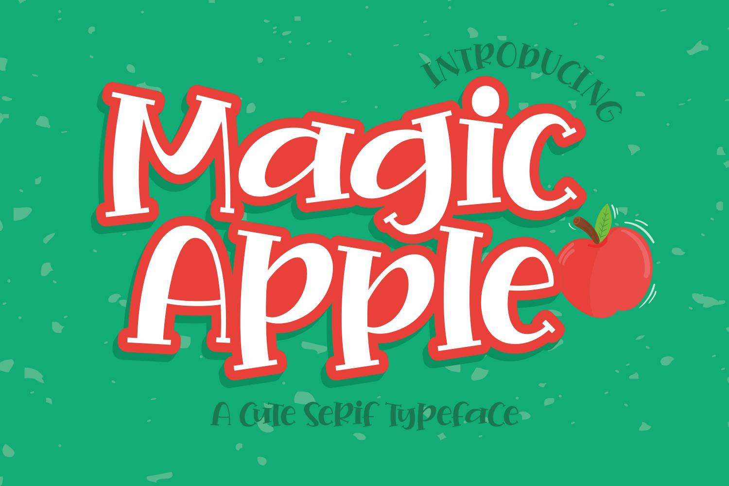 Magic Apple Font