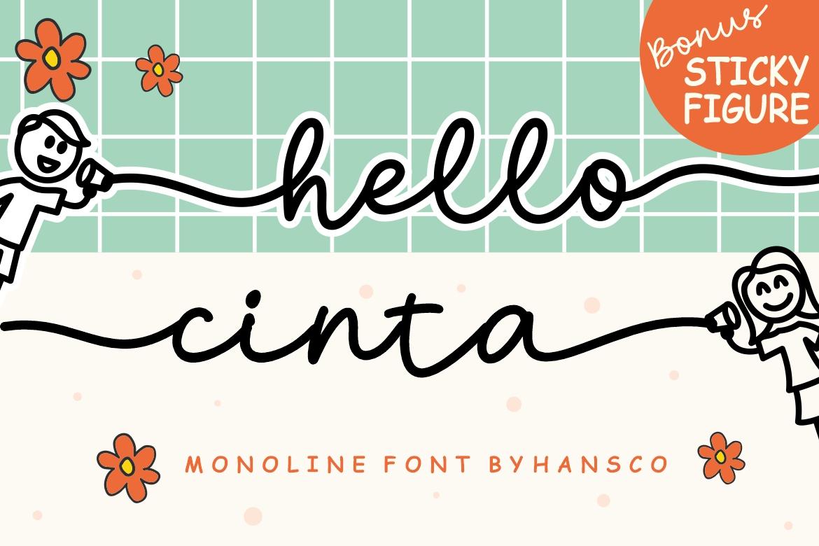 Hello Cinta Font