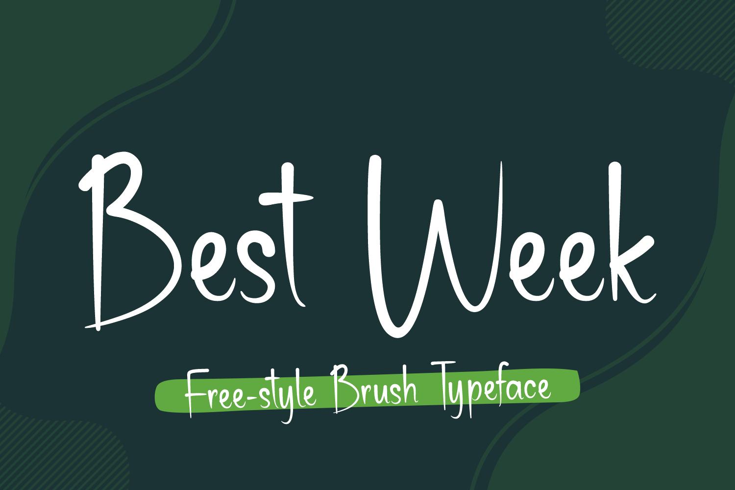 Best Week Font