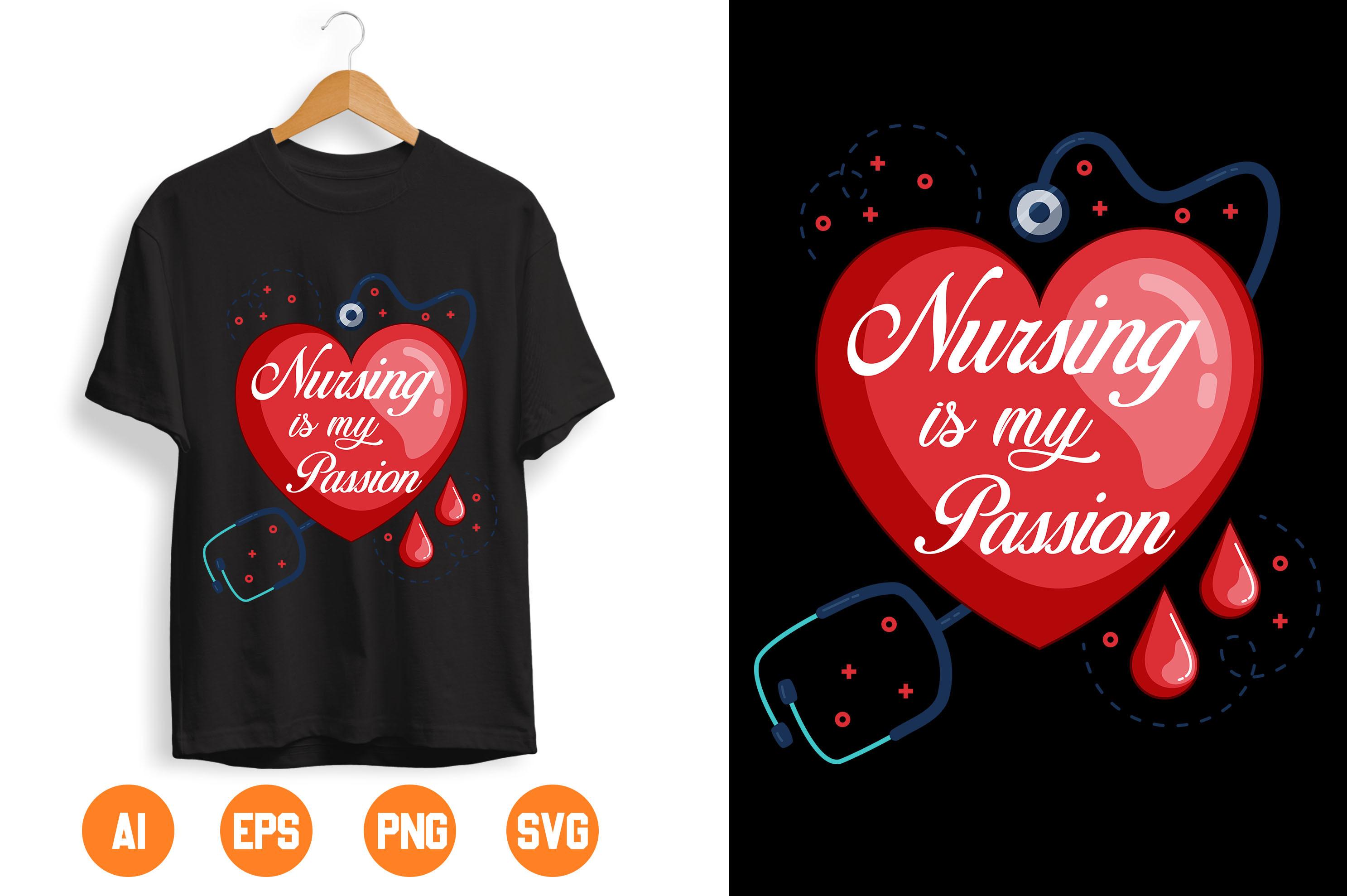 Nurse T-shirt Design 38