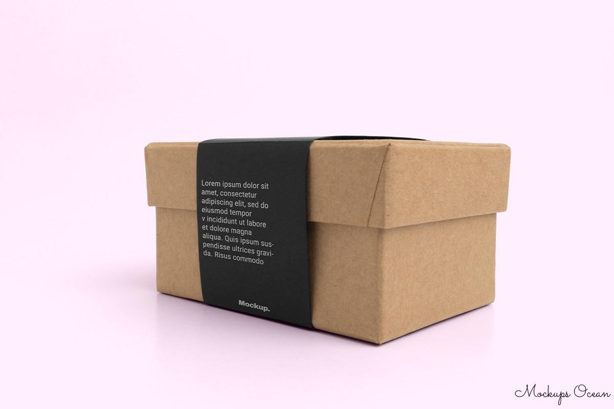 Paper Box Mockup