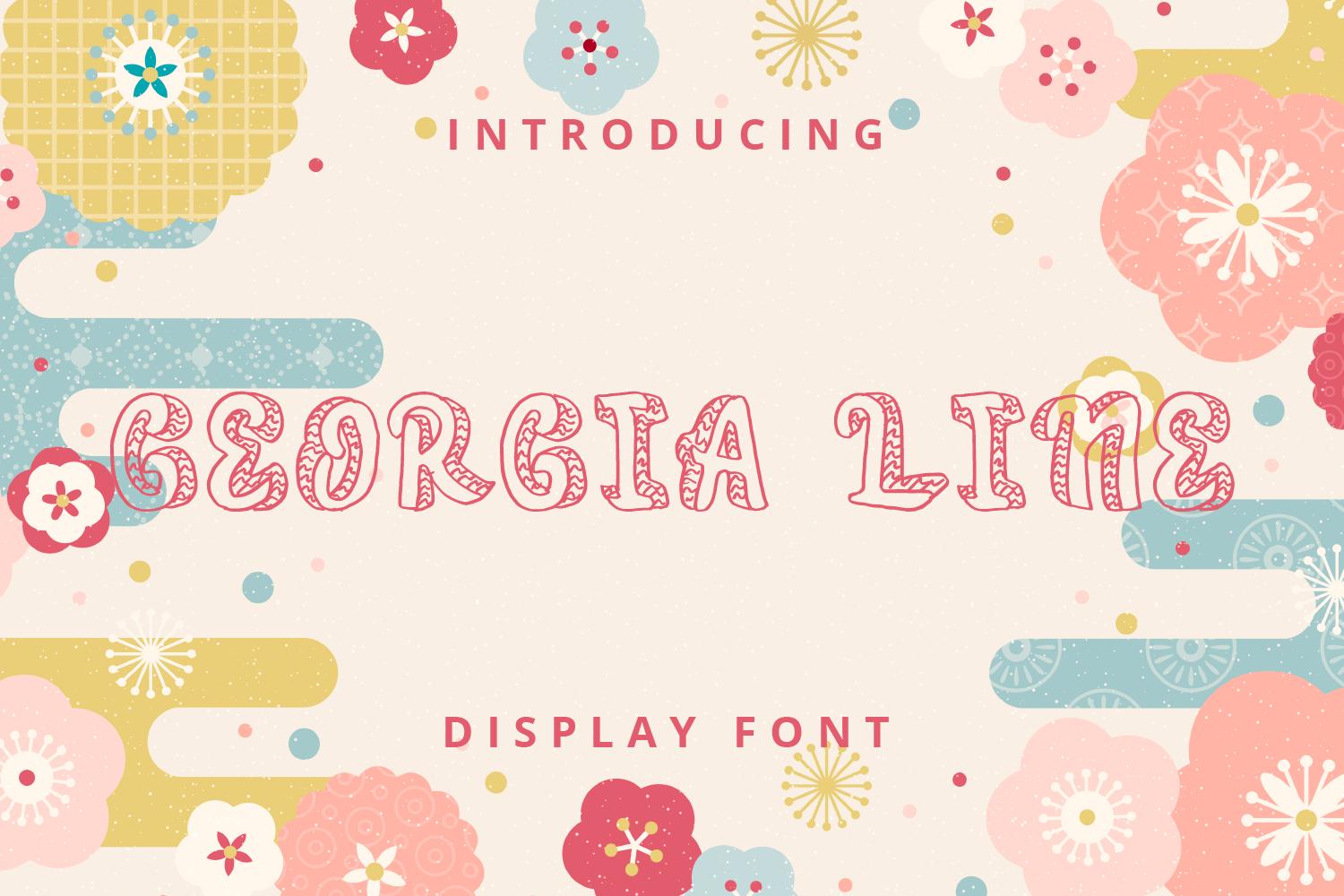 Georgia Line Font