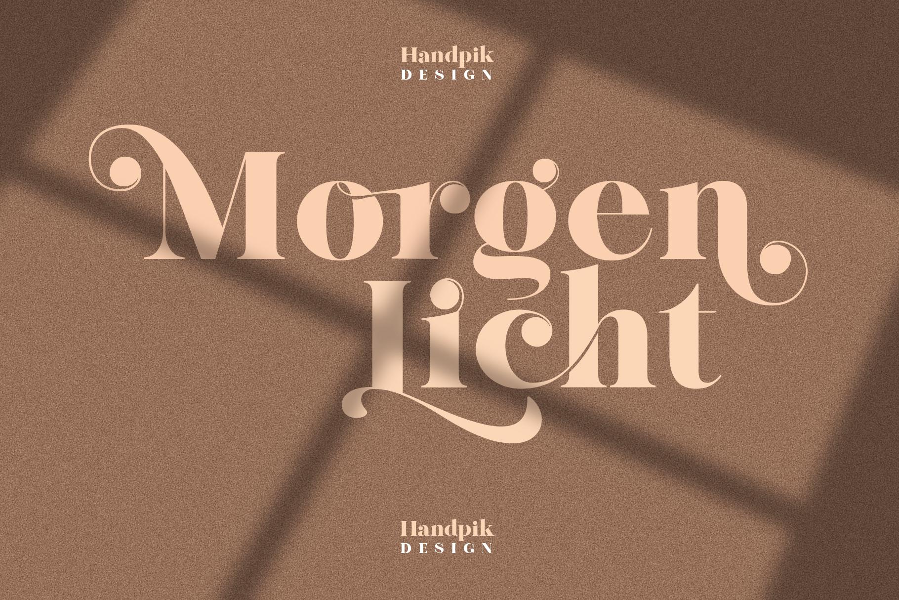 Morgen Licht Font