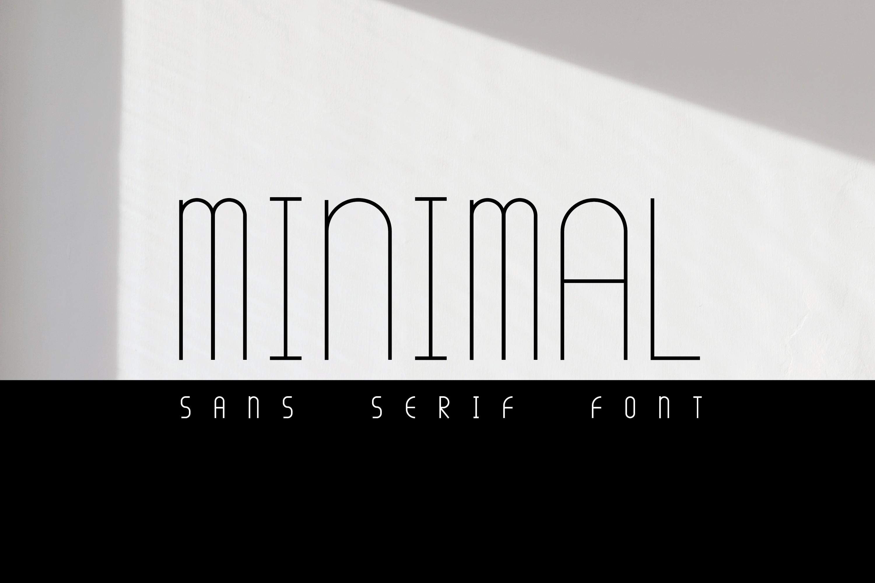 Minimal Font