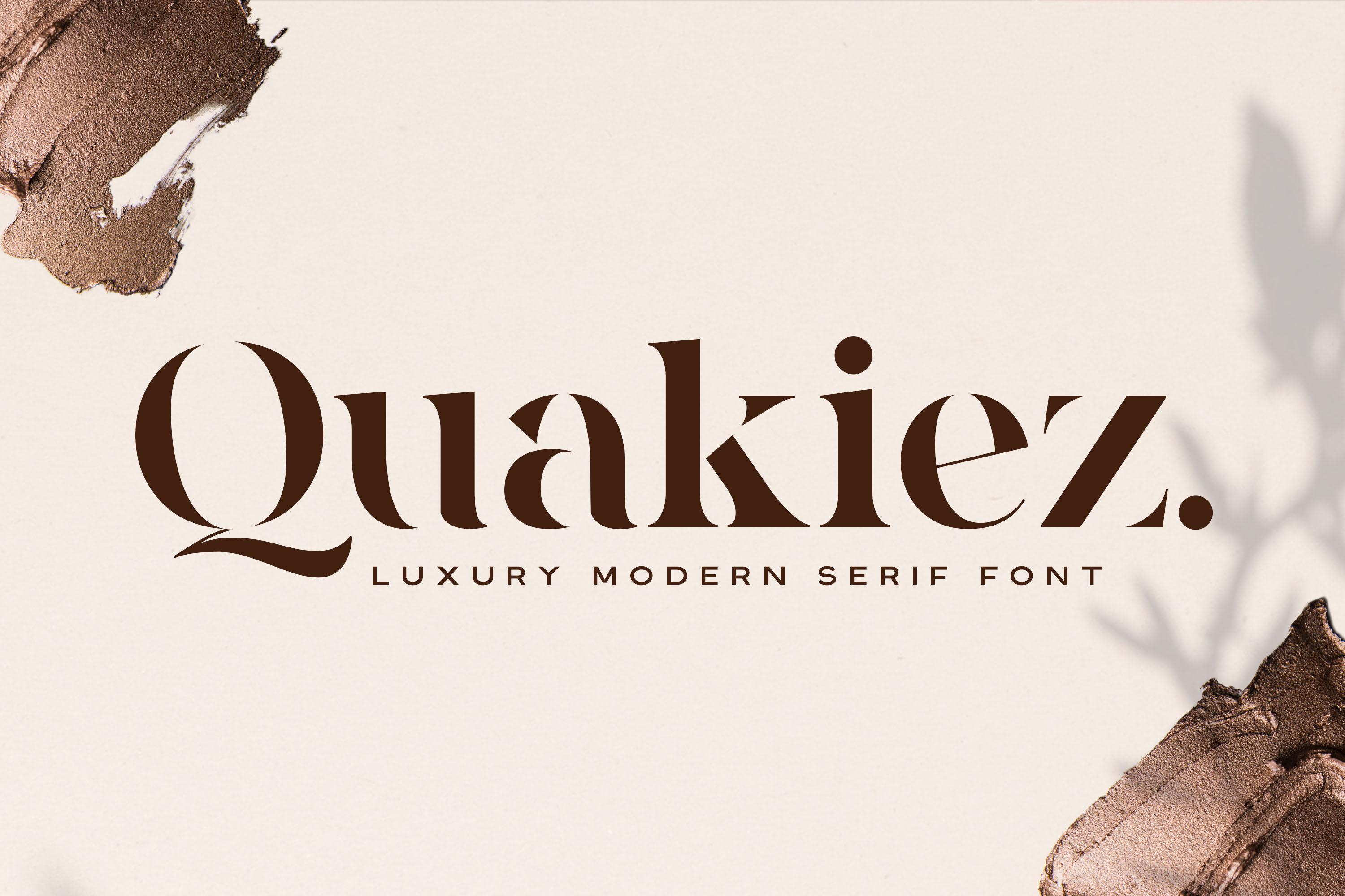 Quakiez Font