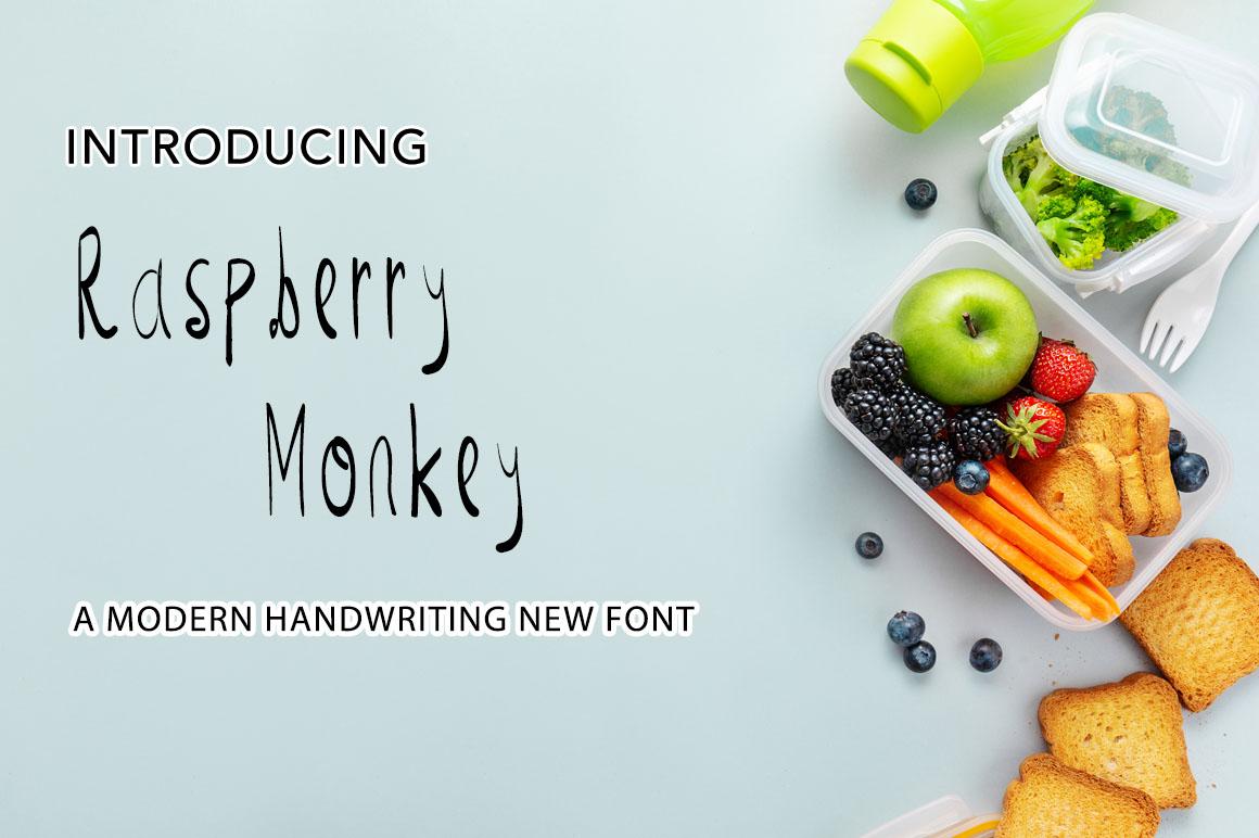 Raspberry Monkey Font
