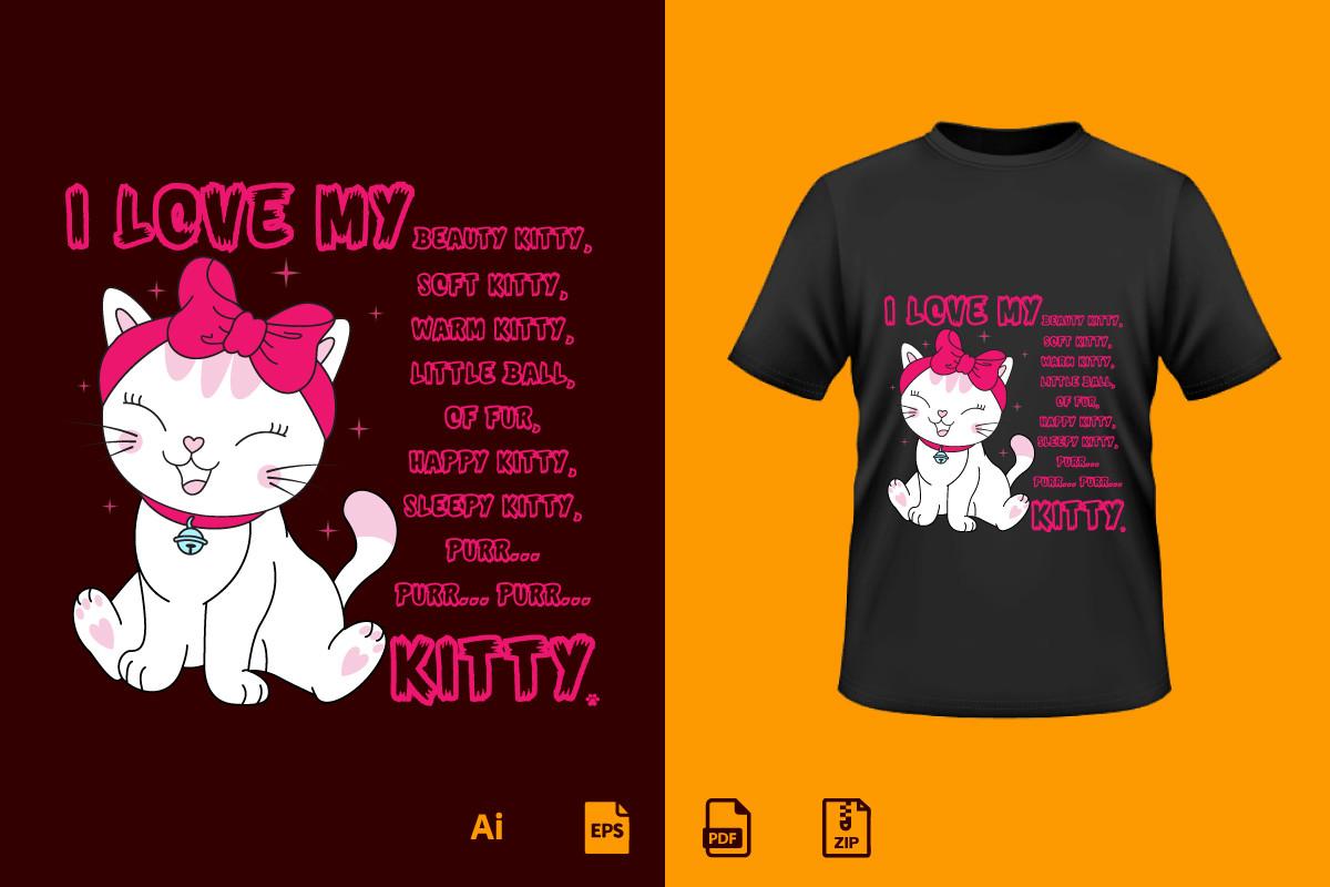 Cat Tshirt Design 26