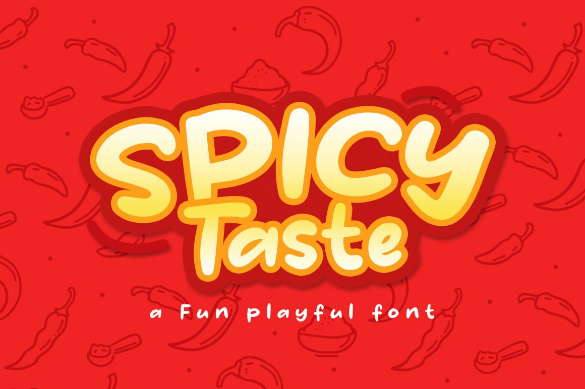 Spicy Taste Font