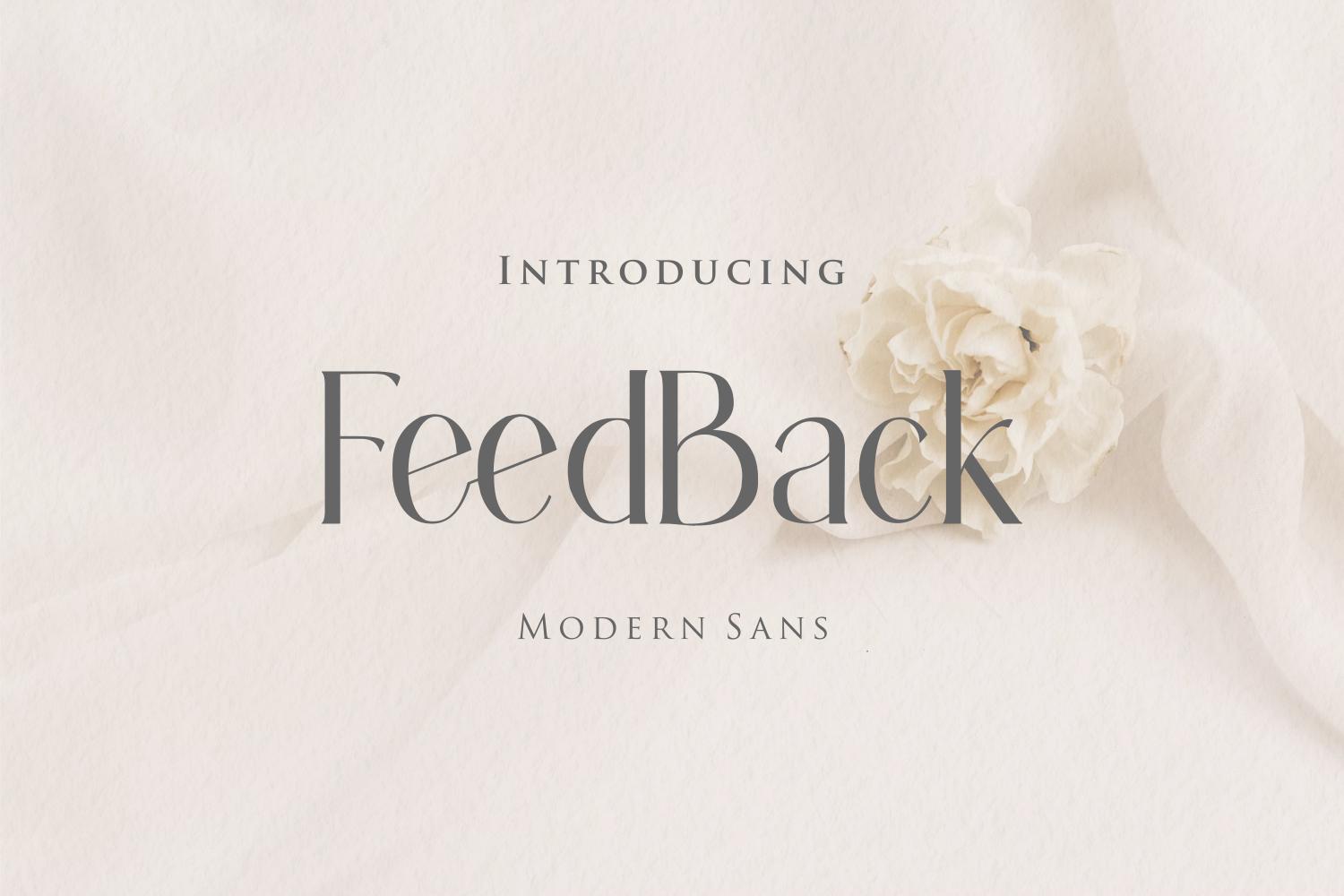 FeedBack Font