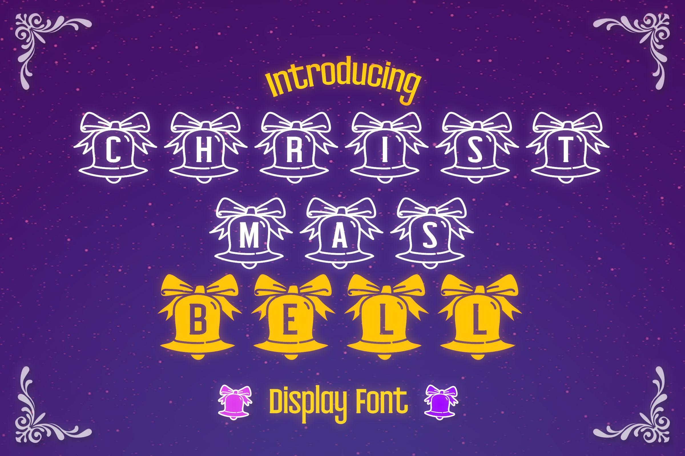 Christmas Bell Font
