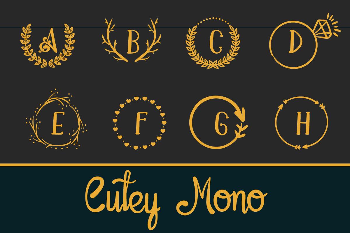 Cutey Mono Font