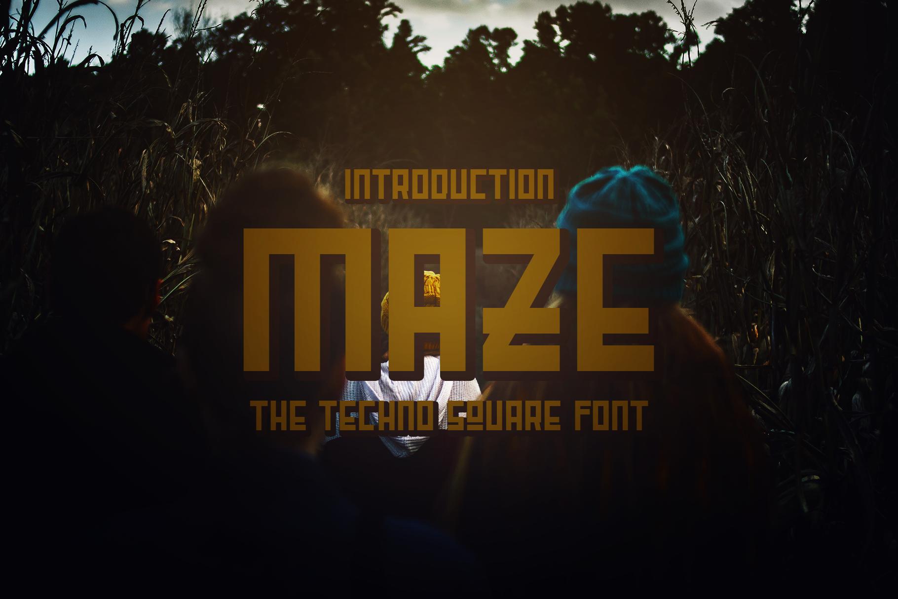 Maze Font