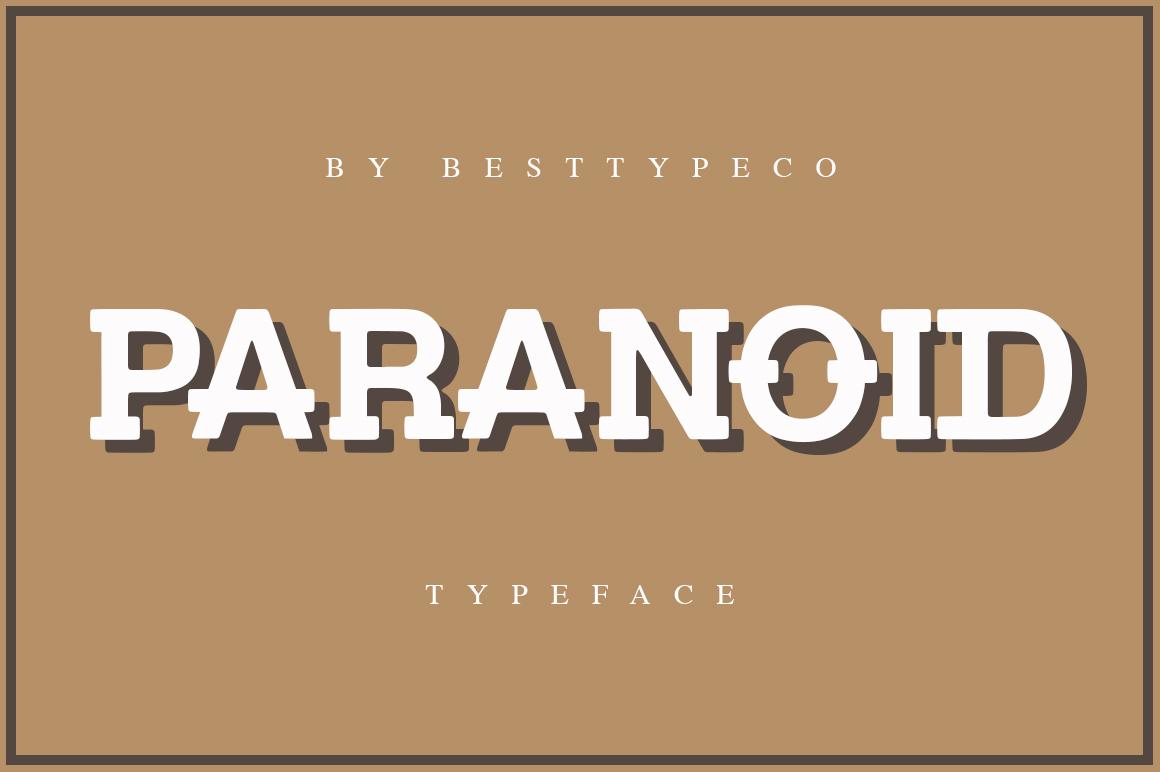 Paranoid Font