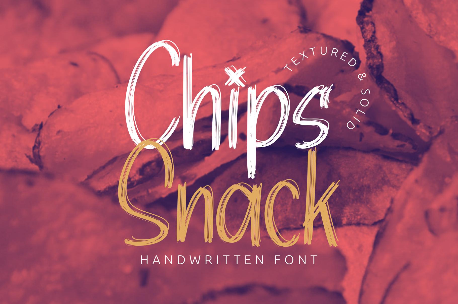 Chips Snack Font