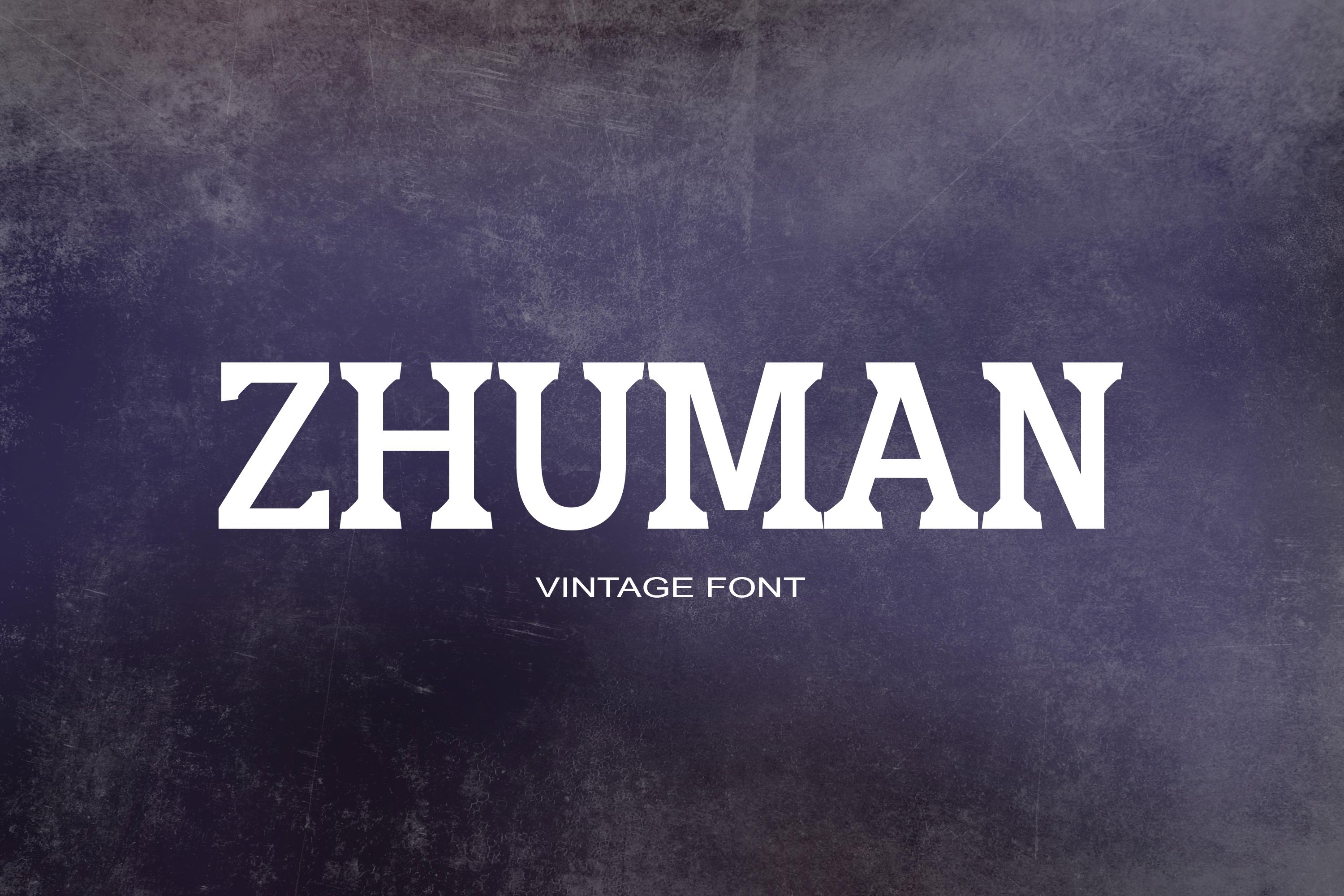Zhuman Font
