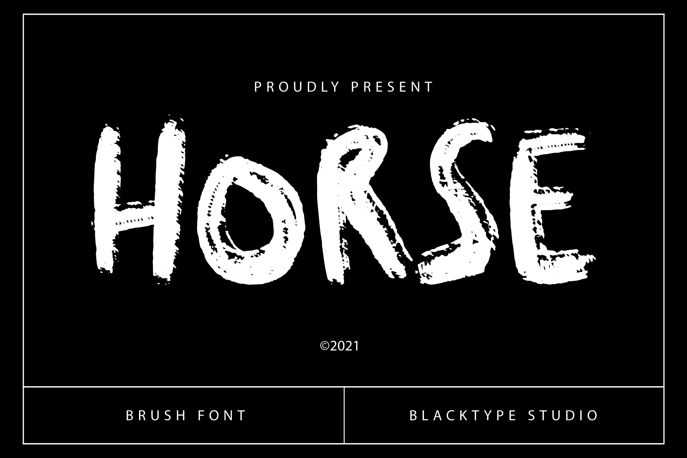 Horse Font