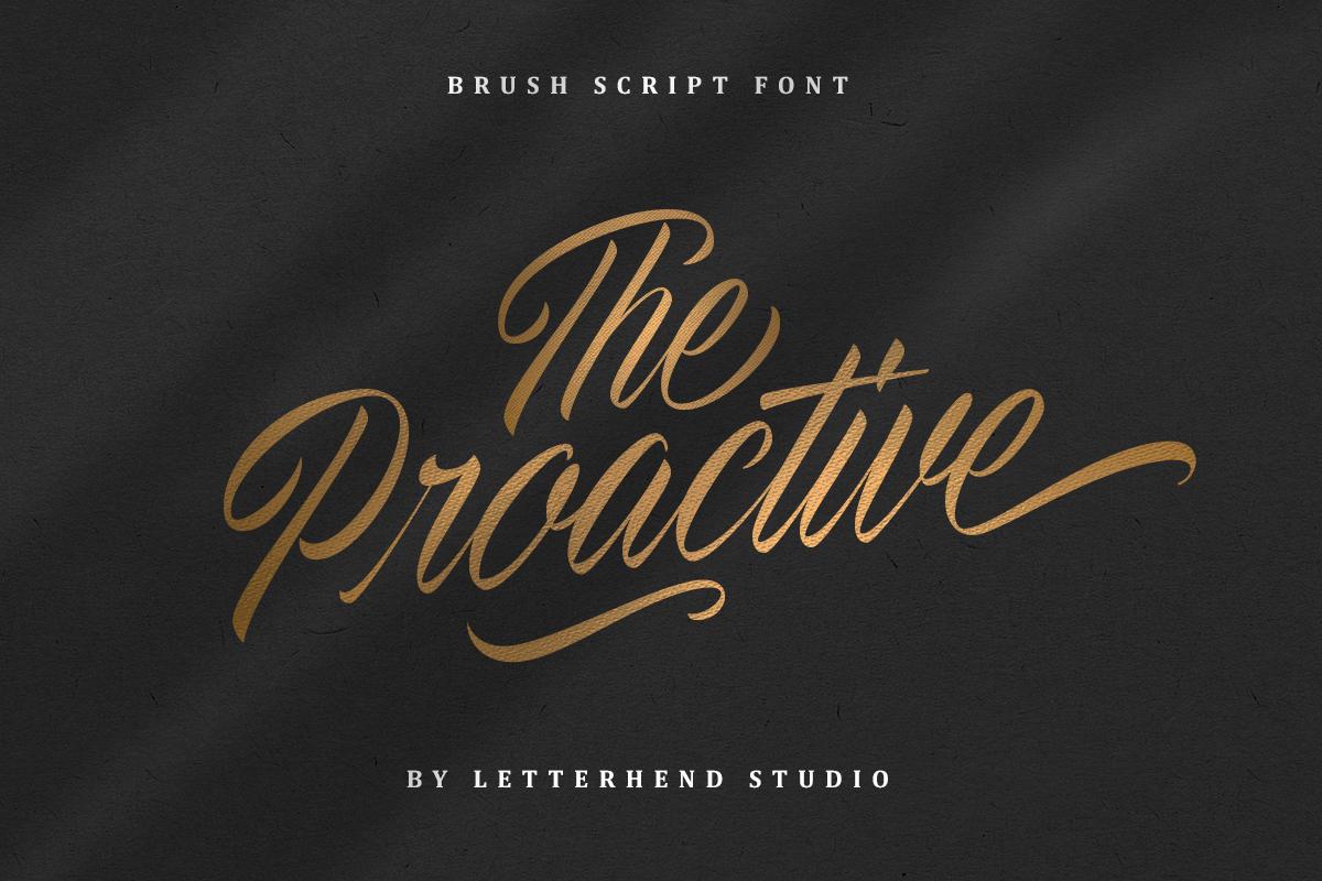 The Proactive Font