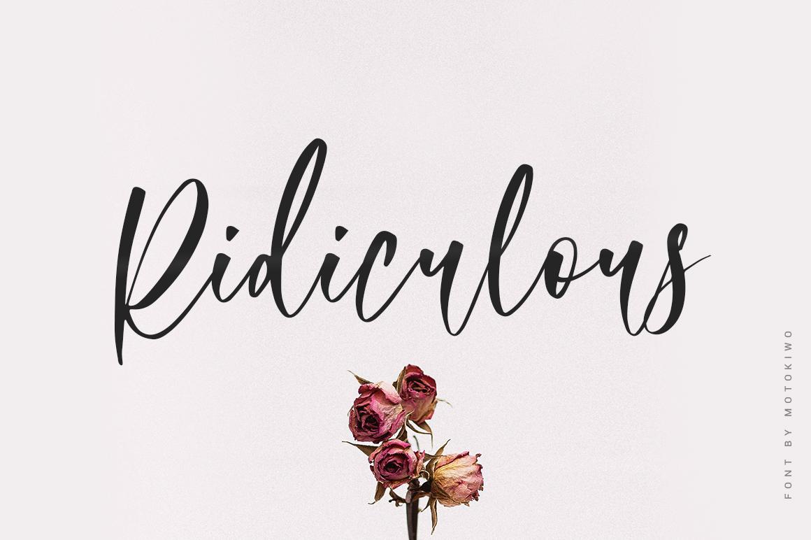 Ridiculous Font