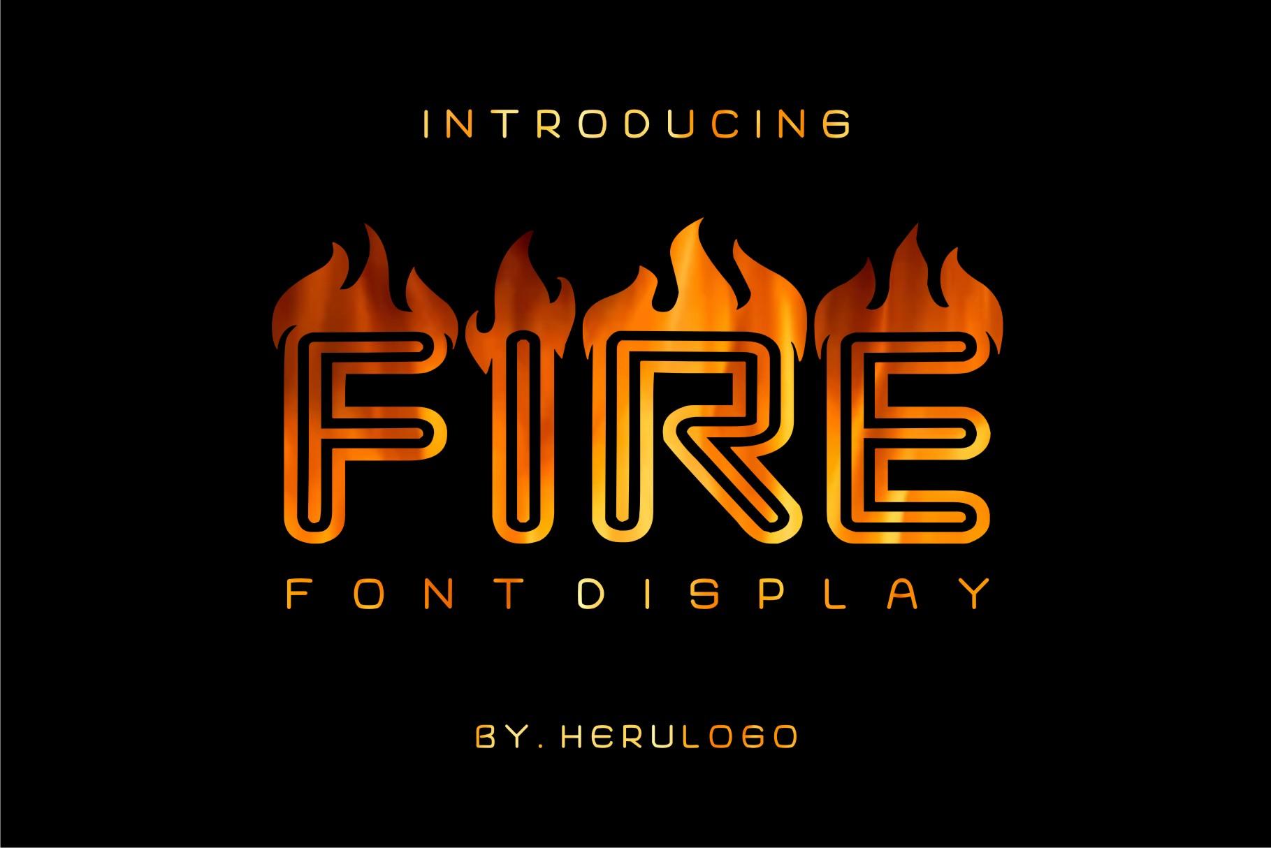 Fire Font