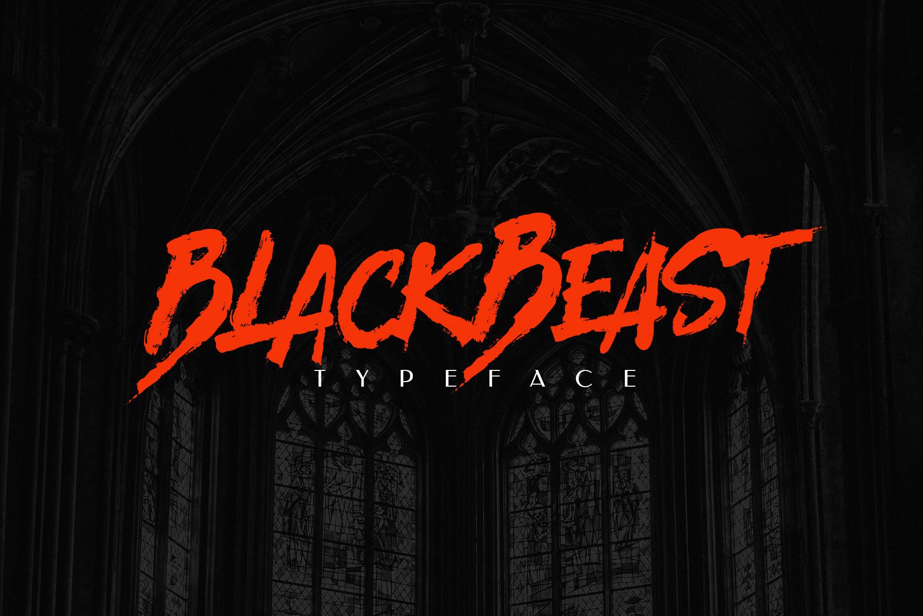 BlackBeast Font