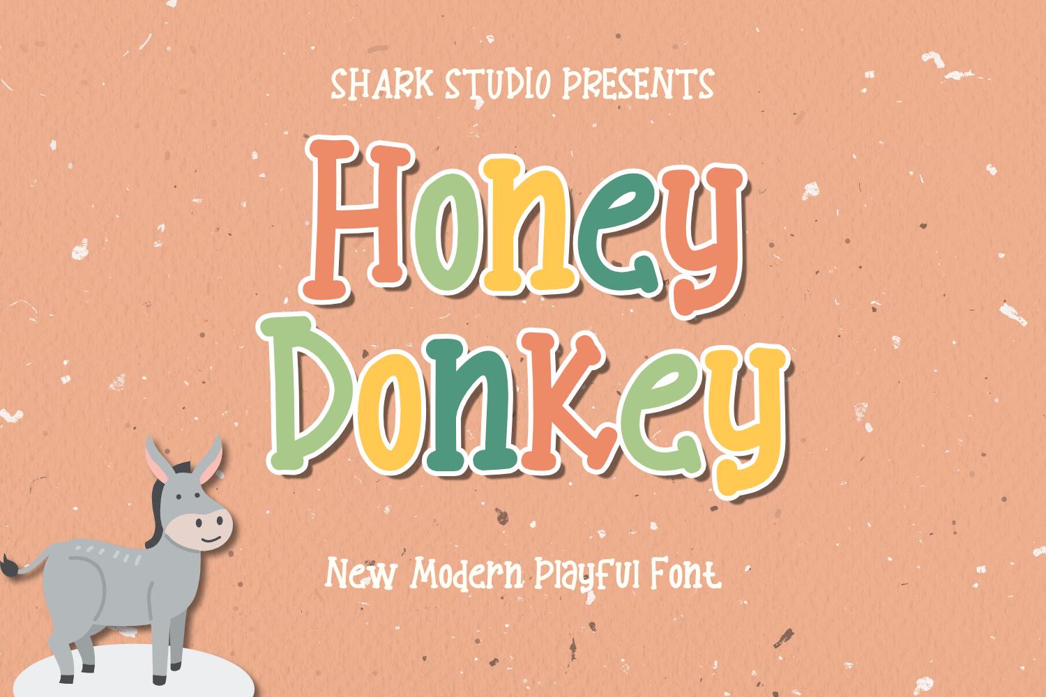 Honey Donkey Font