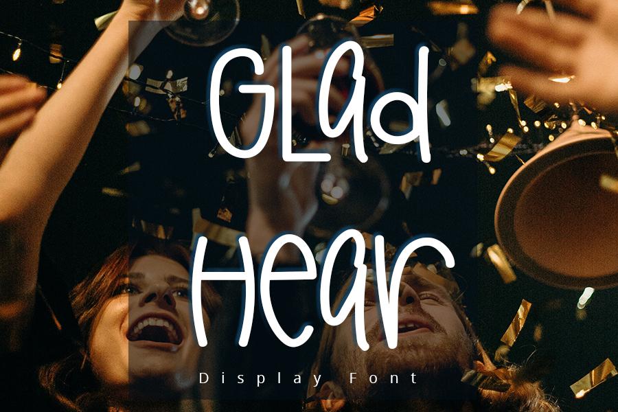 Glad Hear Font