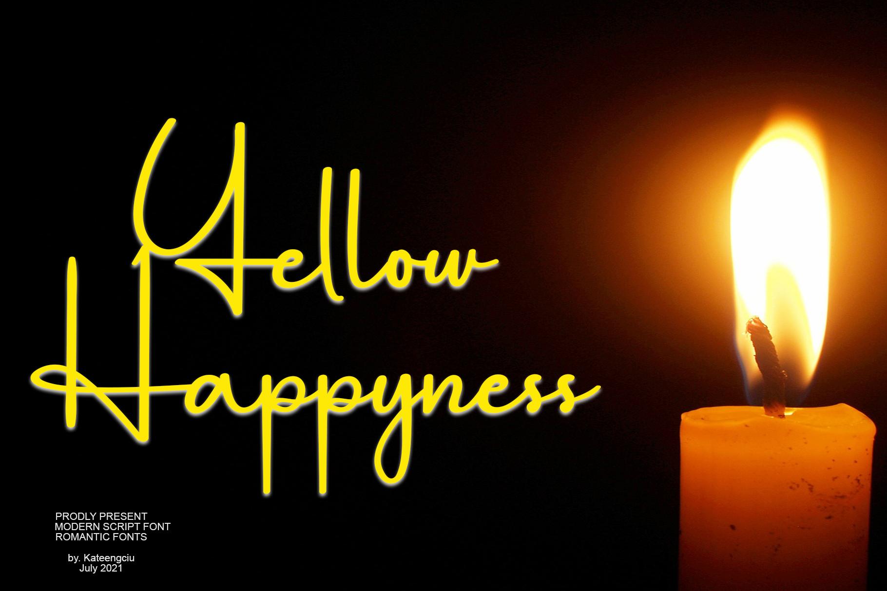 Yellow Happyness Font