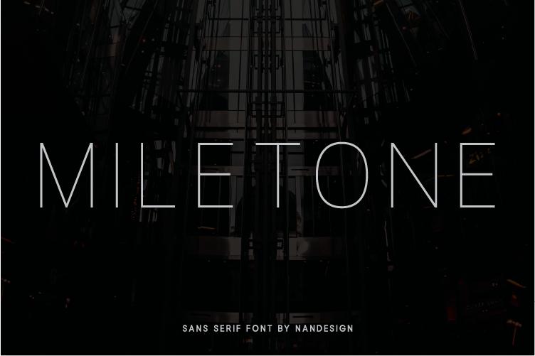 Miletone Font