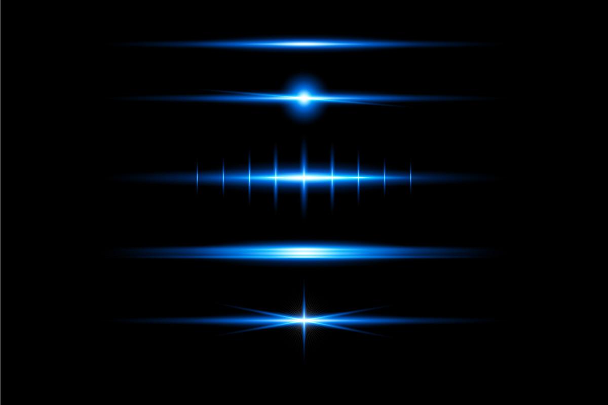 Abstract Custom Lens Flare Pack Design