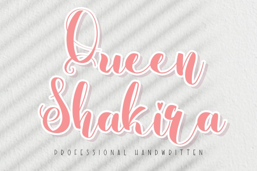 Queen Shakira Font