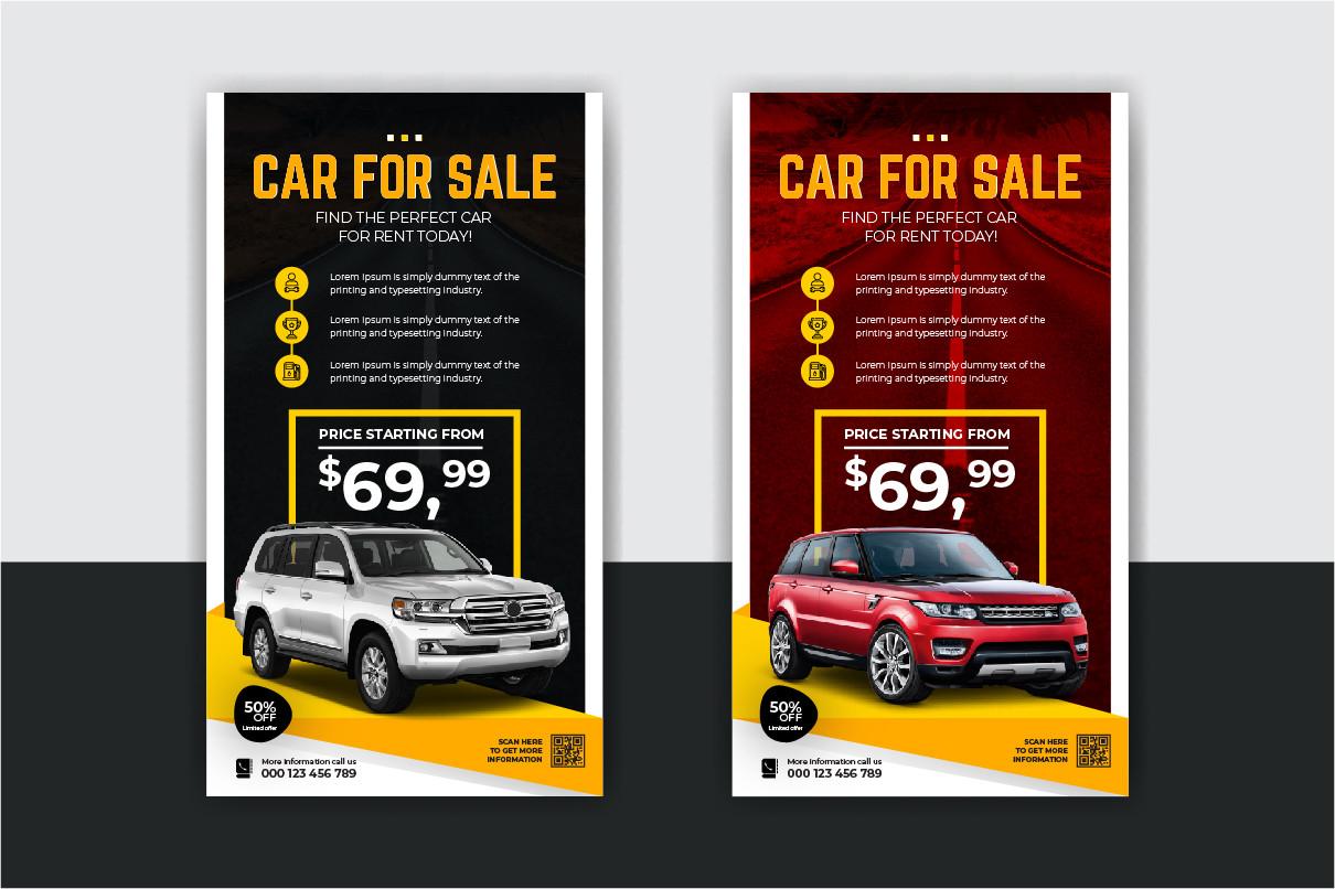 Rent a Car Sale Instagram Story Template